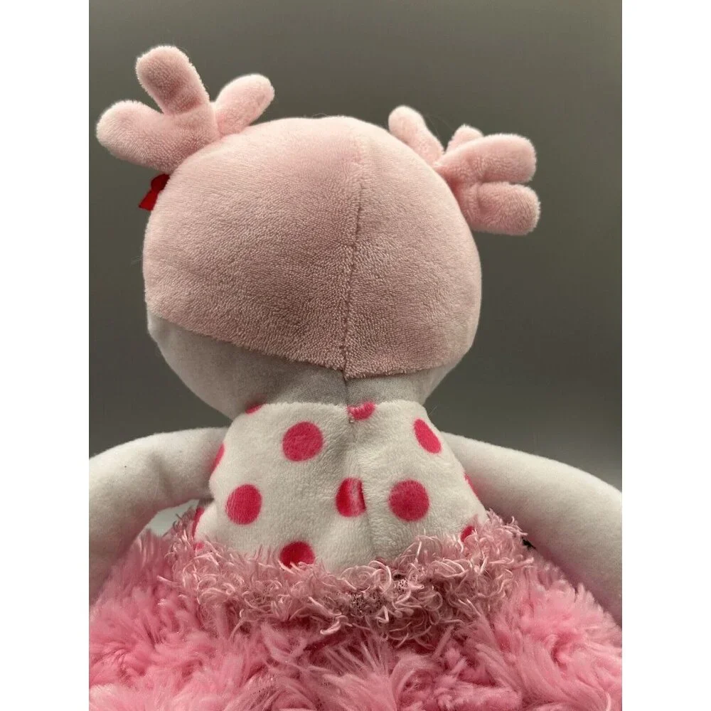 Baby Starters‎ 2016 Lovey Plush Doll Pink White Polka Dots 12'' Stuffed Animal